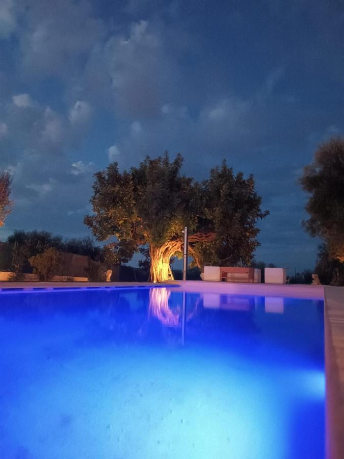 Il Vecchio Carrubo - Villa Con Piscina A Sfioro Macchia di Monte Exterior photo
