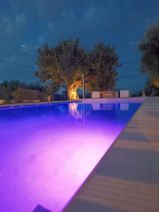 Il Vecchio Carrubo - Villa Con Piscina A Sfioro Macchia di Monte Exterior photo